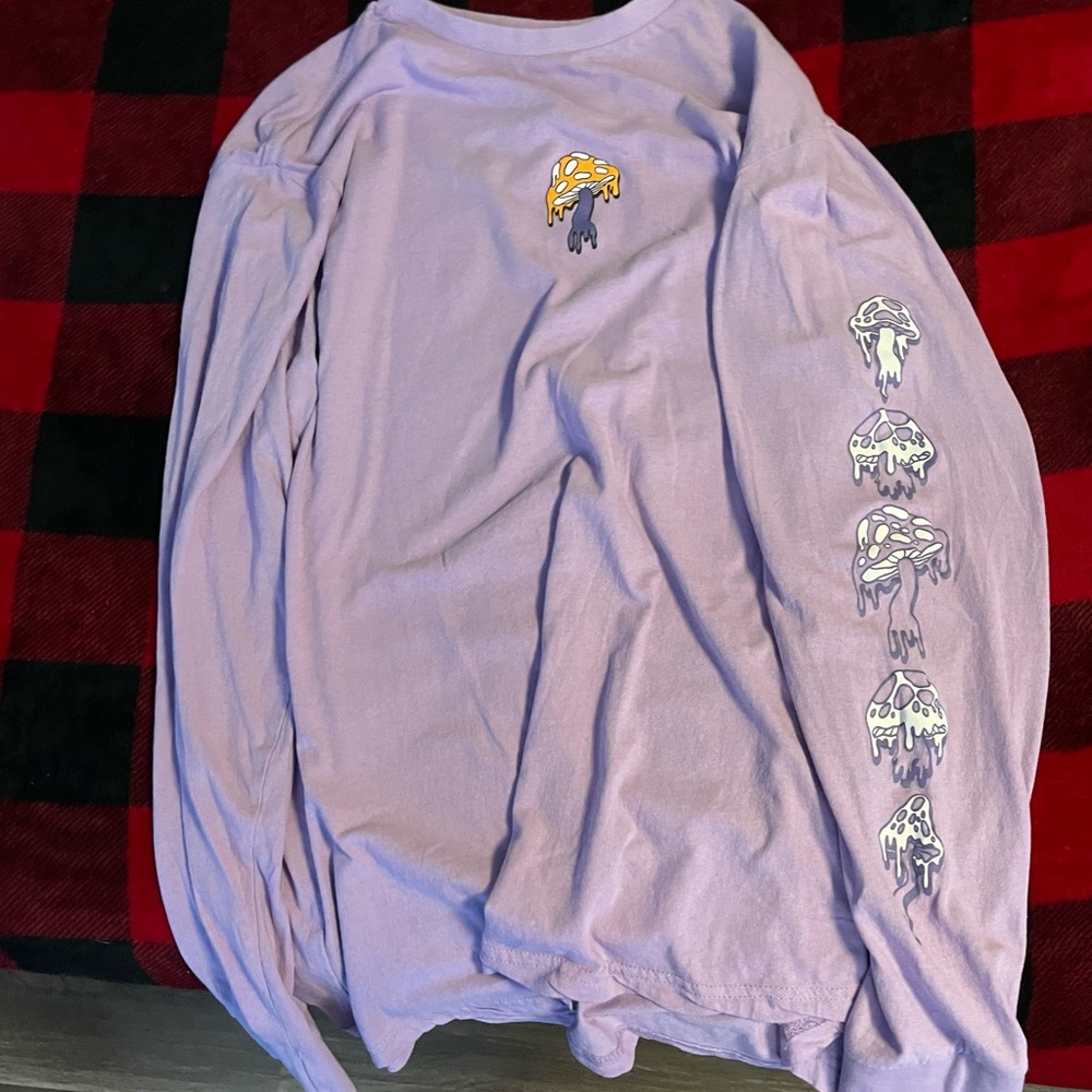 Long sleeve mushroom shirt